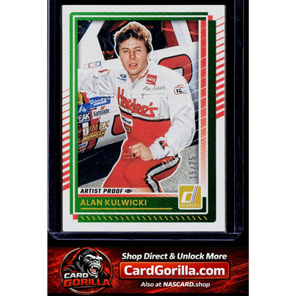 2025 Donruss #39 Alan Kulwicki Artist's Proof #/25