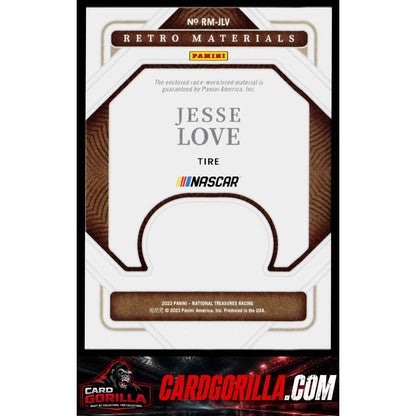 2023 Panini National Treasures #RM-JLV Jesse Love Retro Materials Tires #/99