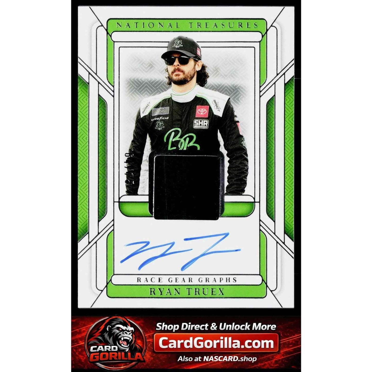 2025 Panini National Treasures #RGG-RTX Ryan Truex Race Gear Graphs #/75