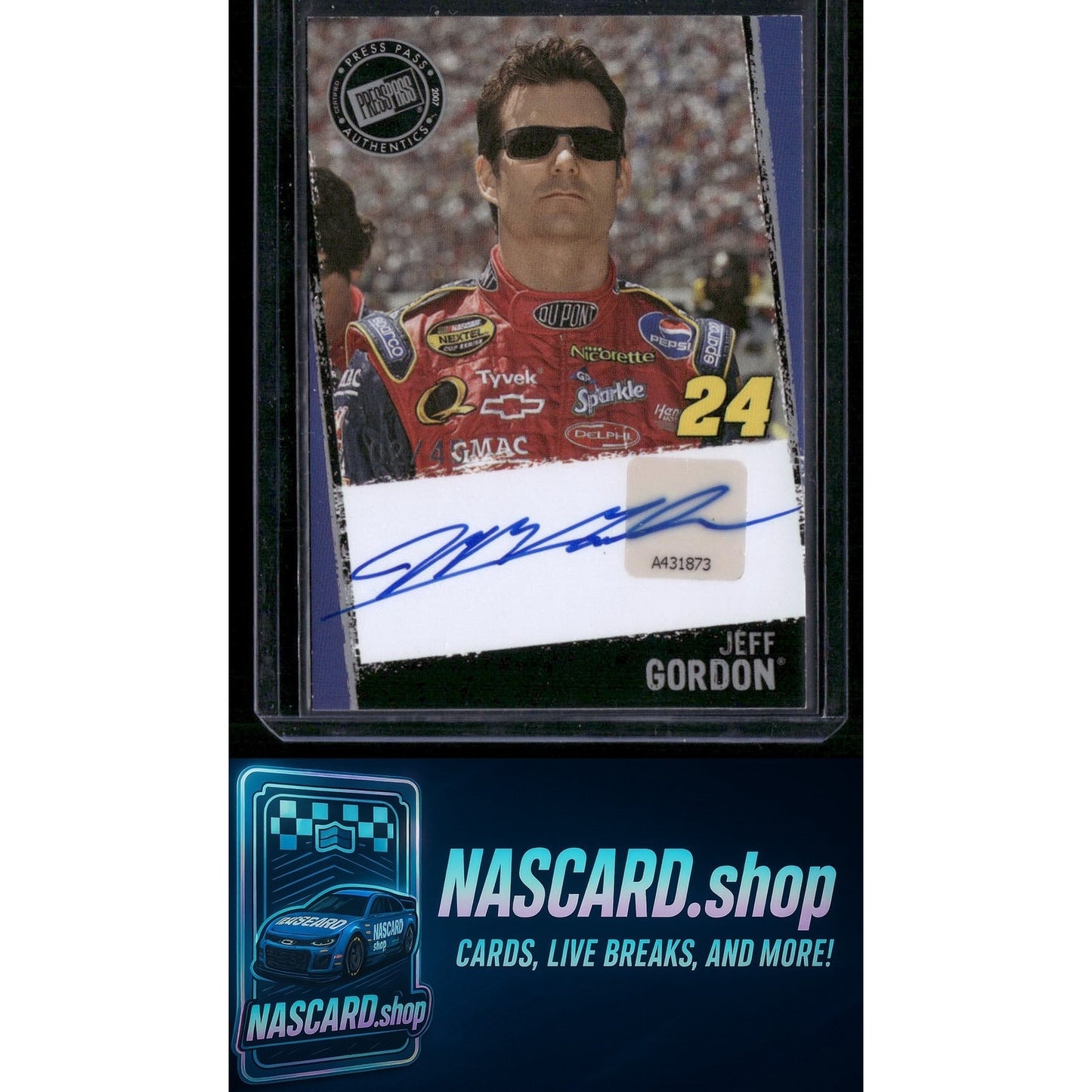 2007 Press Pass Jeff Gordon Wal-Mart Autographs #/45 - NASCARD.shop