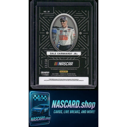 2023 Chronicles Obsidian Signatures Dale Earnhardt Jr Electric Etch Purple /49