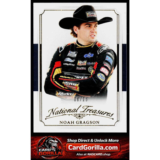 2025 Panini National Treasures #34 Noah Gragson 2016 Throwback Gold #/15