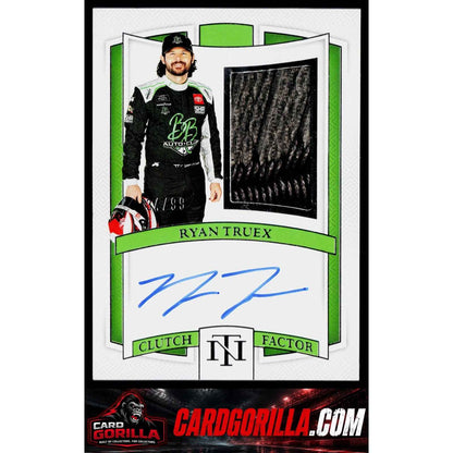2025 Panini National Treasures #CFS-RTX Ryan Truex Clutch Factor Signatures #/99