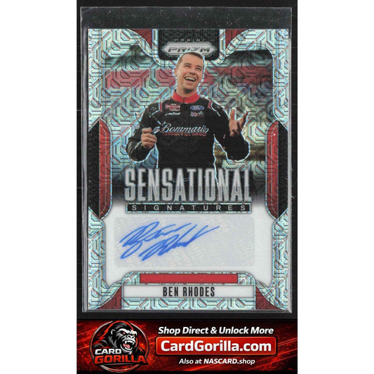 2025 Panini Prizm #SS-BRS Ben Rhodes Sensational Signatures Mojo #/25