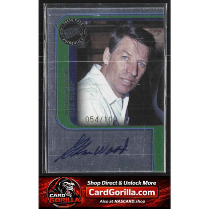 2005 Press Pass #NNO Glen Wood Signings Platinum #/100