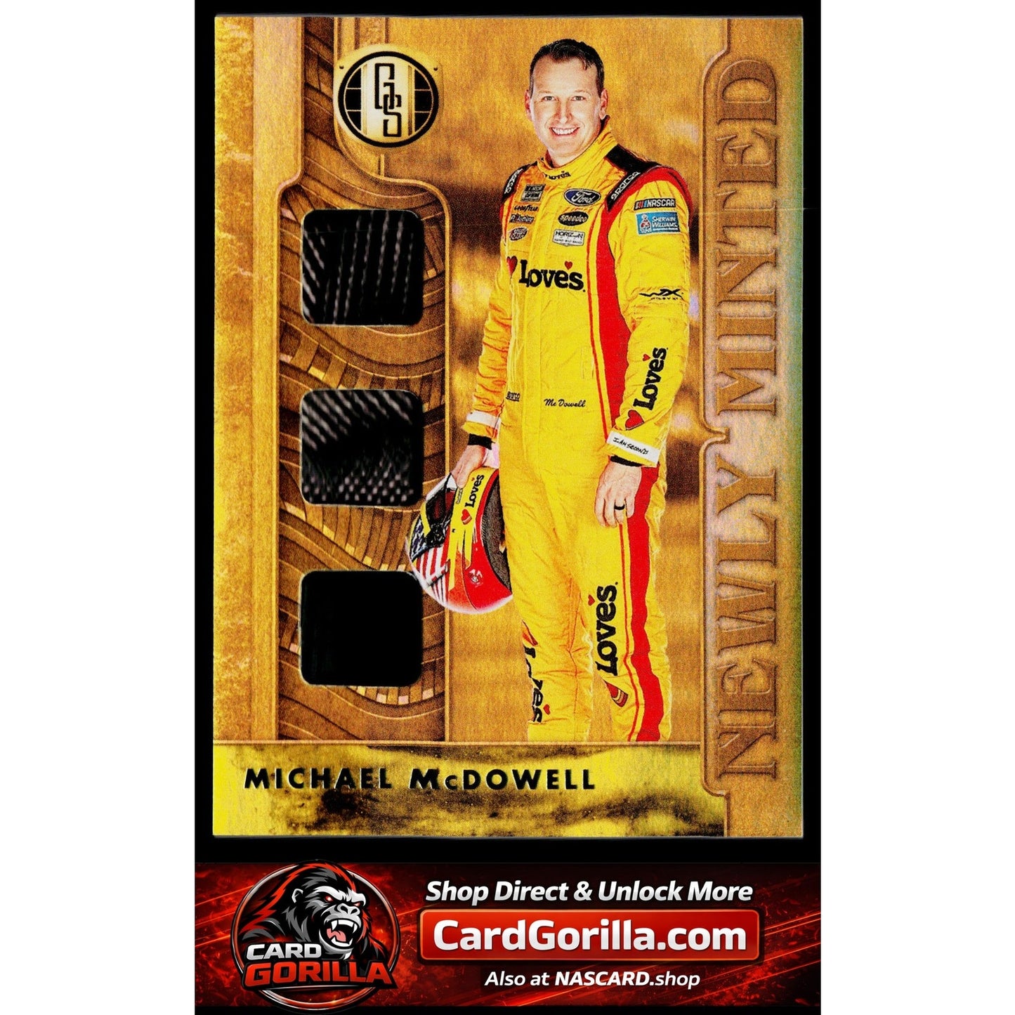 2022 Panini Chronicles Michael McDowell Gold Standard Newly Minted Memorabilia