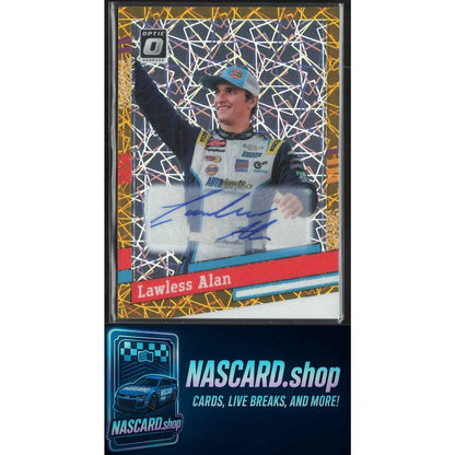2024 Donruss #148 Lawless Alan Optic Signatures Gold Velocity #/10