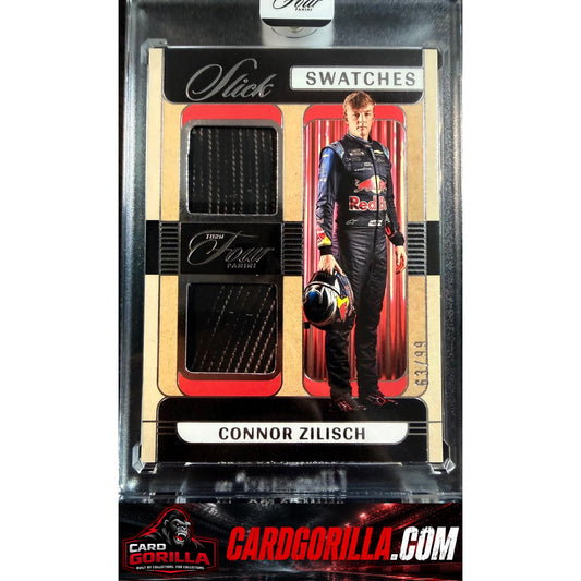 2026 Panini Turn Four #SL-CZL Connor Zilisch Slick Swatches #/99