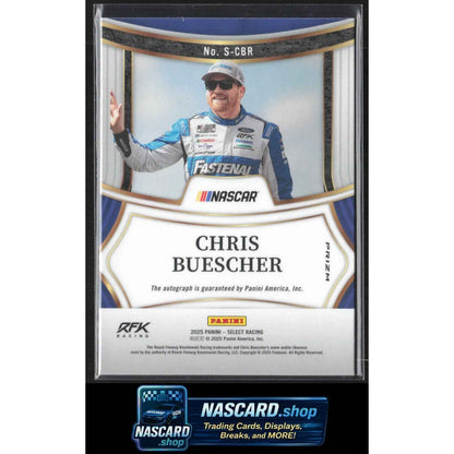 2025 Panini Select #S-CBR Chris Buescher Signatures