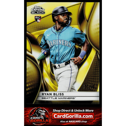 2025 Topps Chrome Black #33 Ryan Bliss Gold #/50