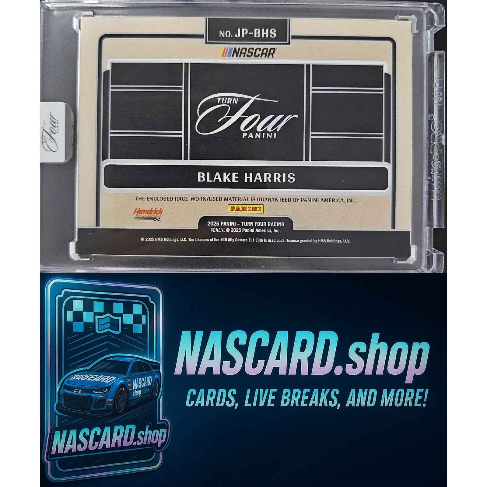 2025 Panini Turn Four #JP-BHS Blake Harris Jumbo Patches #/10