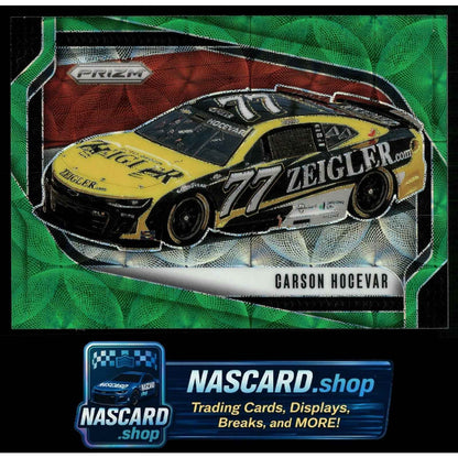 2025 Panini Prizm #144 Carson Hocevar Green Scope #/149
