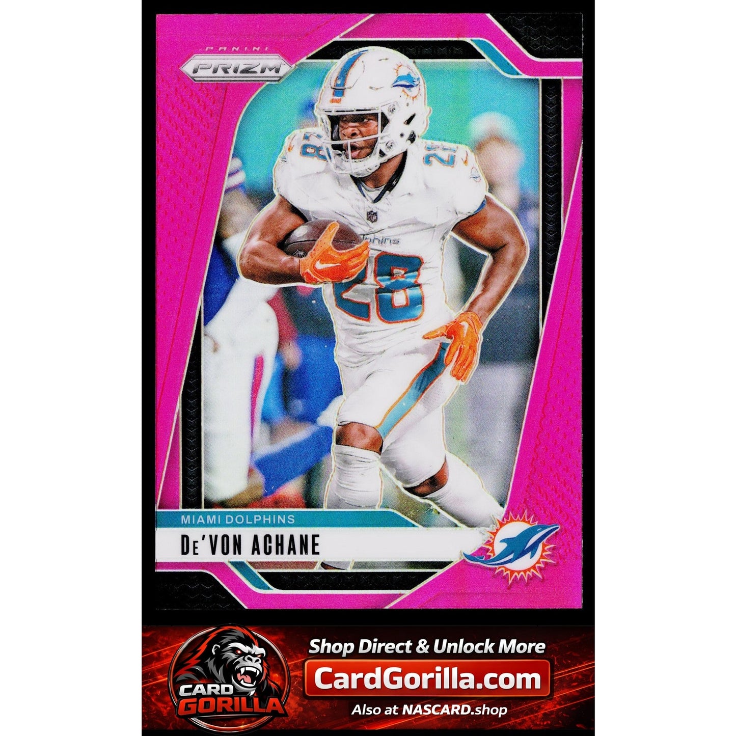 2024 Panini Prizm #176 De'Von Achane Pink