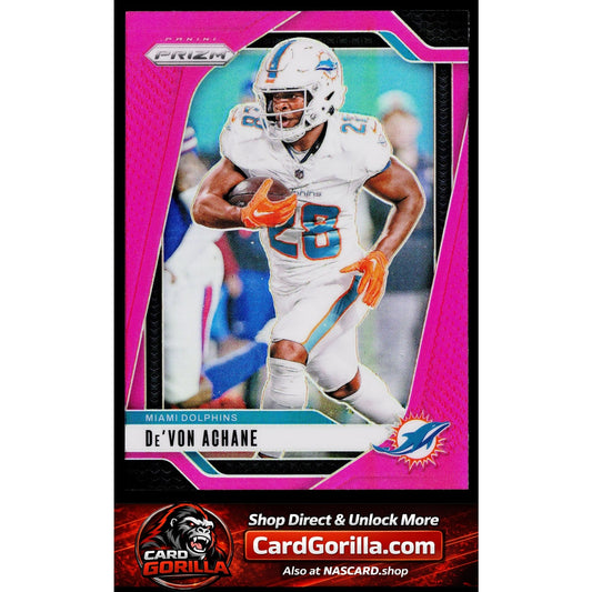 2024 Panini Prizm #176 De'Von Achane Pink