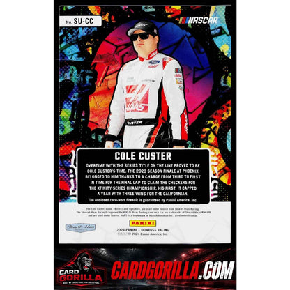 2024 Donruss #SU-CC Cole Custer Suited Up Swatches Red #/99