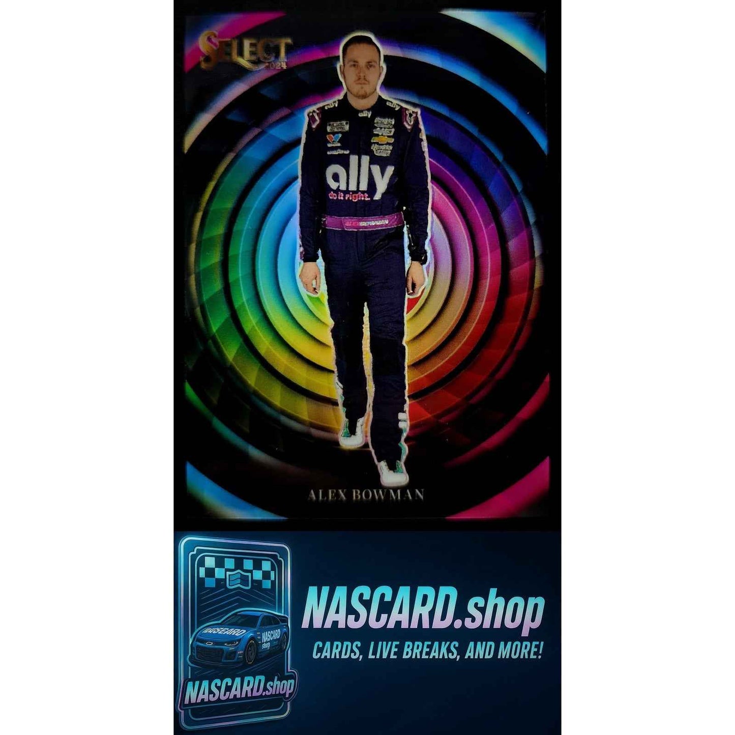2024 Panini Select #5 Alex Bowman Color Wheel