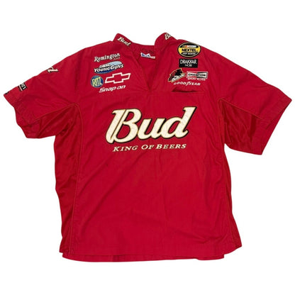 Race-Used Dale Earnhardt Jr. Budweiser NASCAR Busch Series Crew Shirt