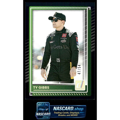 2025 Donruss #58 Ty Gibbs Numbers #/54