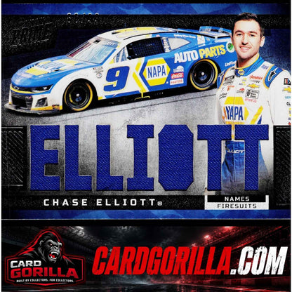 2023 Panini Prime #N-CEL Chase Elliott Names Firesuits #/99