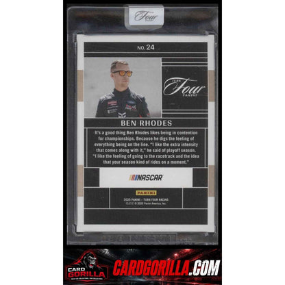 2025 Panini Turn Four #24 Ben Rhodes #/75
