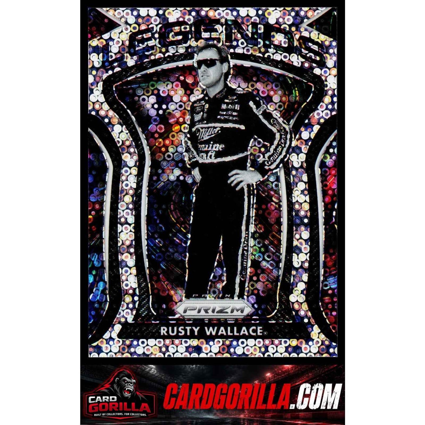 2021 Panini Prizm #89 Rusty Wallace Disco #/75