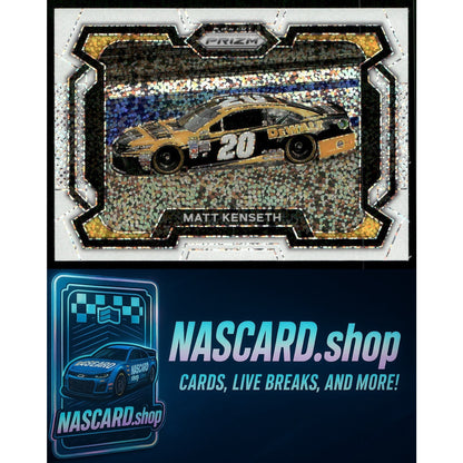 2024 Panini Prizm #90 Matt Kenseth White Sparkle - Card Gorilla
