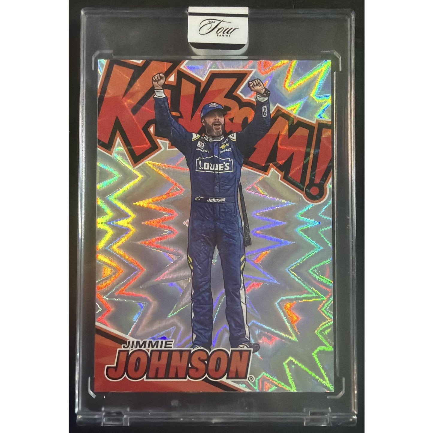 2026 Panini Turn Four Racing Jimmie Johnson #7 Ka-Vroom! KAVroom! SSP CASE HIT!