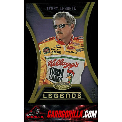 2016 Panini Certified #L8 Terry Labonte Legends Mirror Gold #05/25