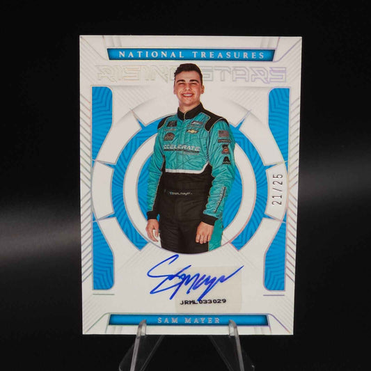 2023 Panini National Treasures - Rising Stars Sam Mayer Holo Silver /25 (AU) - NASCARD.shop