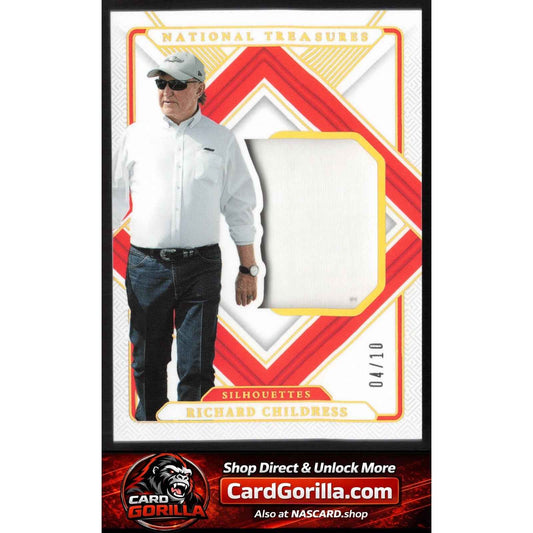 2025 National Treasures Richard Childress Silhouettes Holo Gold #/10