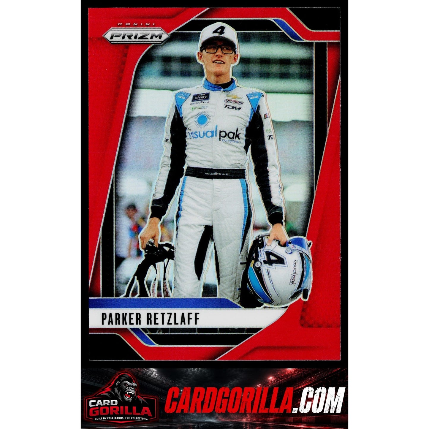 2025 Panini Prizm #58 Parker Retzlaff Red #/249