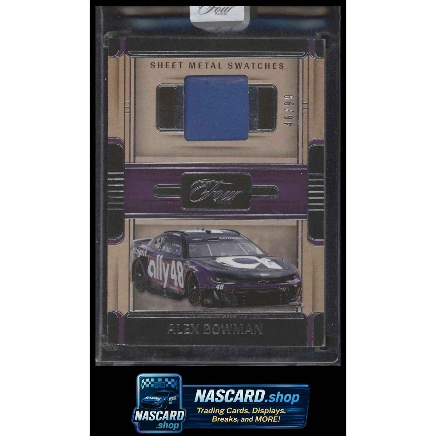 2025 Panini Turn Four #SWS-ABN Alex Bowman Sheet Metal Swatches #/99