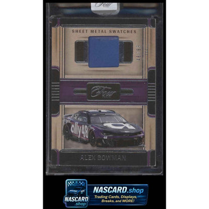 2025 Panini Turn Four #SWS-ABN Alex Bowman Sheet Metal Swatches #/99