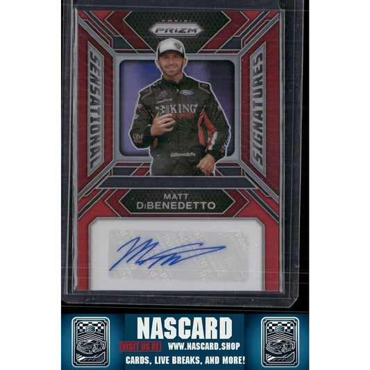 2024 Panini Prizm #SS-MDO Matt DiBenedetto Sensational Signatures Red
