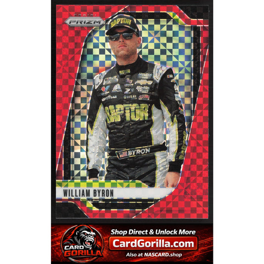 2025 Panini Prizm #92 William Byron Red Power #/175