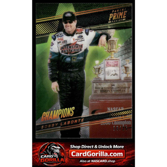 2023 Panini Prime #75 Bobby Labonte Holo Gold #/25