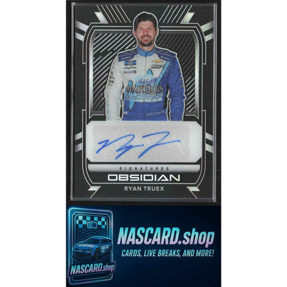 2021 Panini Chronicles #OS-RT Ryan Truex Obsidian Signatures
