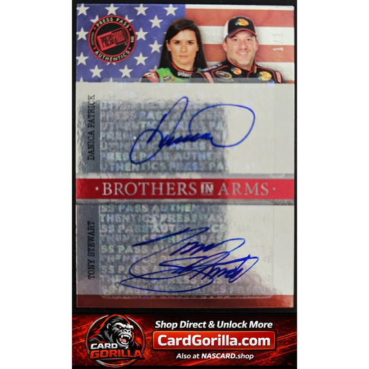 2014 Press Pass American Thunder Stewart Haas Brothers In Arms Autos Red 1/1