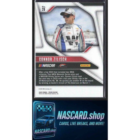 2025 Panini Prizm #29 Connor Zilisch