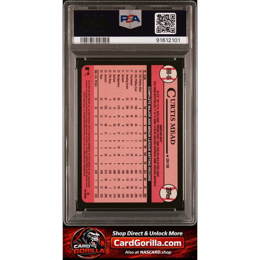 2024 Topps 1989 Topps Baseball #89B85 Curtis Mead RC PSA 9