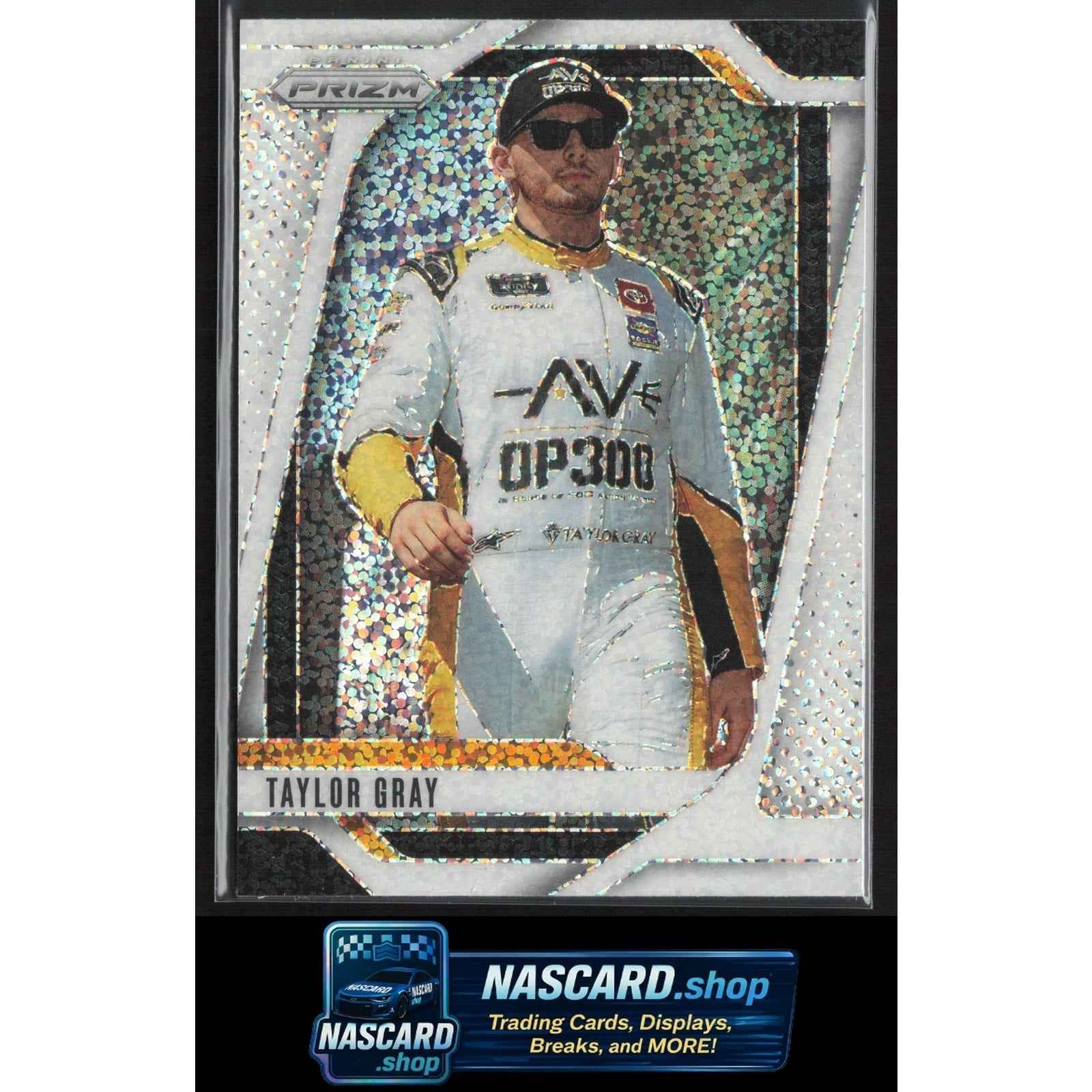 2025 Panini Prizm #23 Taylor Gray White Sparkle