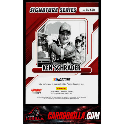 2026 Donruss #SS-KSR Ken Schrader Signature Series Red Xplosion #/49