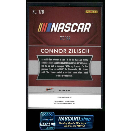 2025 Panini Prizm #178 Connor Zilisch Purple #/99