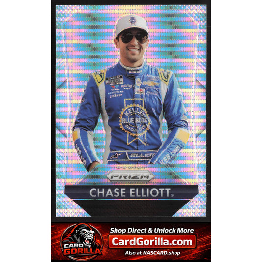 2025 Panini Prizm #159 Chase Elliott Pulsar #/299