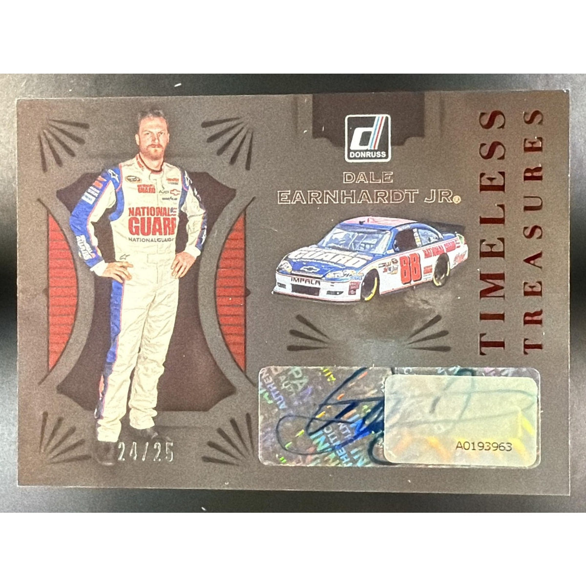 2021 Panini Donruss Dale Earnhardt Jr. Timeless Treasures Signatures Red /25