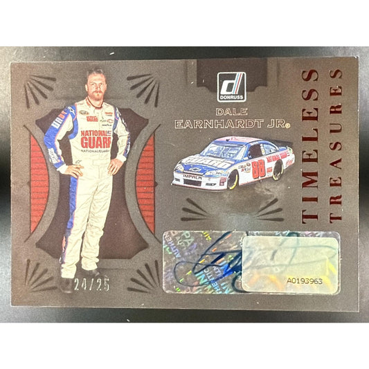 2021 Panini Donruss Dale Earnhardt Jr. Timeless Treasures Signatures Red /25