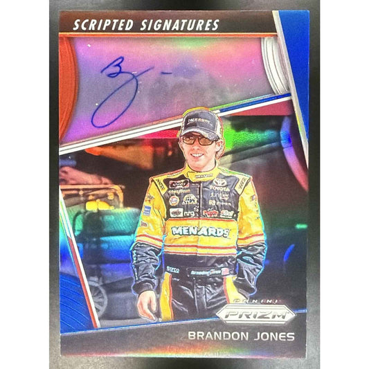 2018 Panini Prizm Brandon Jones Scripted Signatures Red White and Blue /125