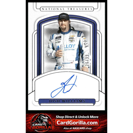 2025 Panini National Treasures #S-JWS Josh Williams Signatures #/99