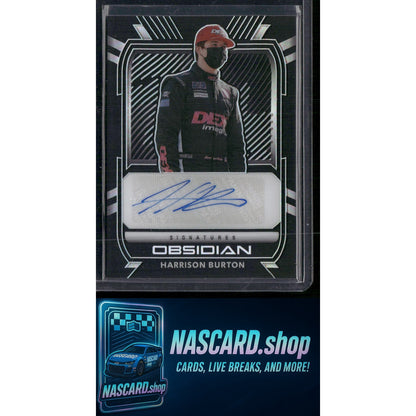 2021 Panini Chronicles #OS-HB Harrison Burton Obsidian Signatures - NASCARD.shop