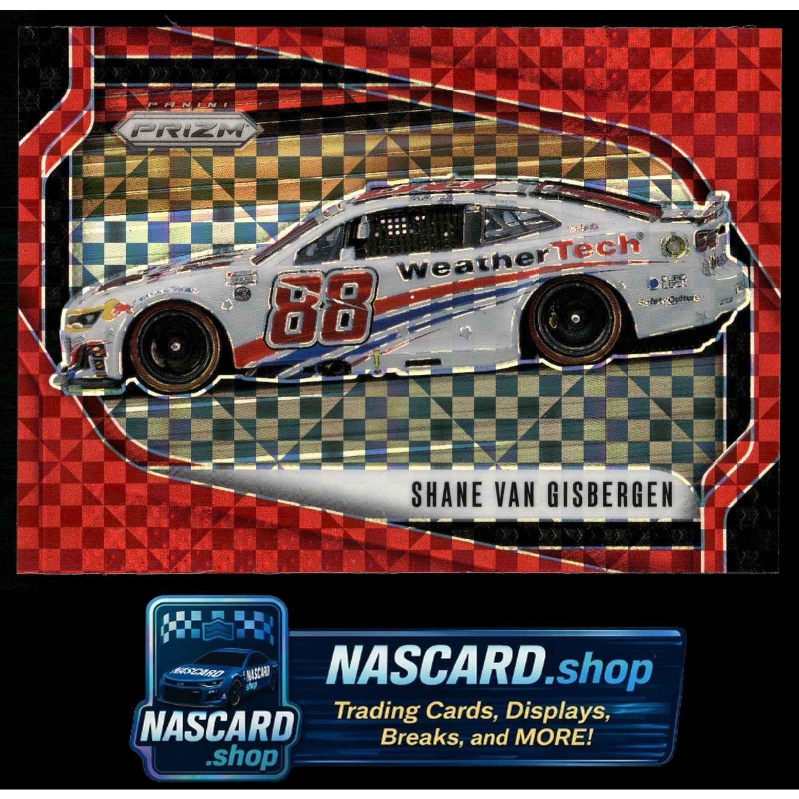 2025 Panini Prizm #126 Shane Van Gisbergen Red Power #/175